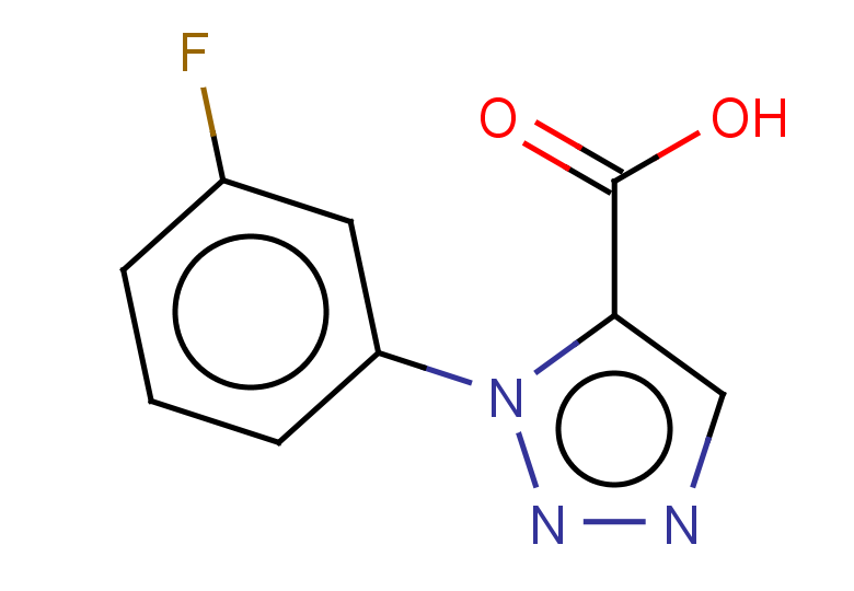 1-(3-fluorophenyl)-1H-1,2,3-triazole-5-carboxylic acid
