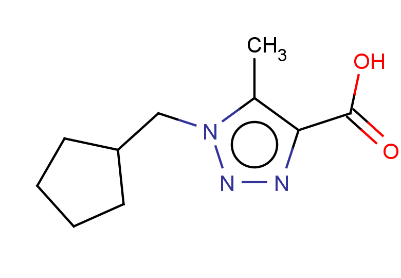 1-(cyclopentylmethyl)-5-methyl-1H-1,2,3-triazole-4-carboxylic acid