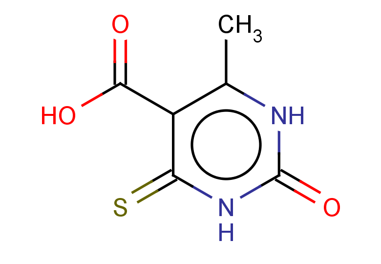 6-methyl-2-oxo-4-sulfanylidene-1,2,3,4-tetrahydropyrimidine-5-carboxylic acid