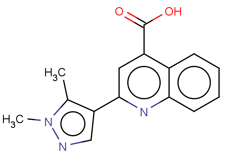 2-(1,5-dimethyl-1H-pyrazol-4-yl)quinoline-4-carboxylic acid
