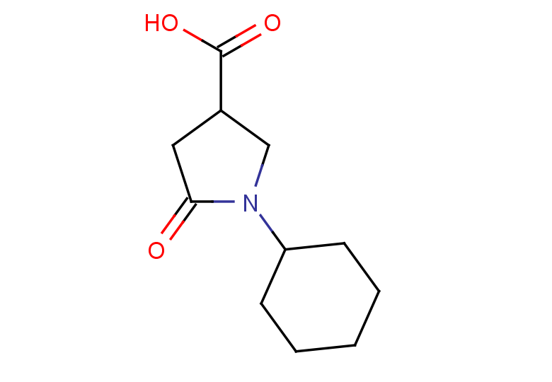 1-cyclohexyl-5-oxopyrrolidine-3-carboxylic acid