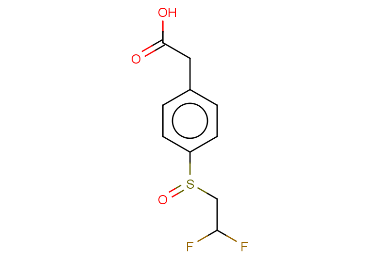 2-[4-(2,2-difluoroethanesulfinyl)phenyl]acetic acid