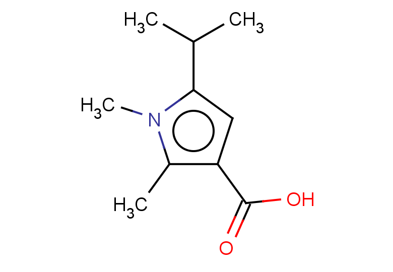 1,2-dimethyl-5-(propan-2-yl)-1H-pyrrole-3-carboxylic acid