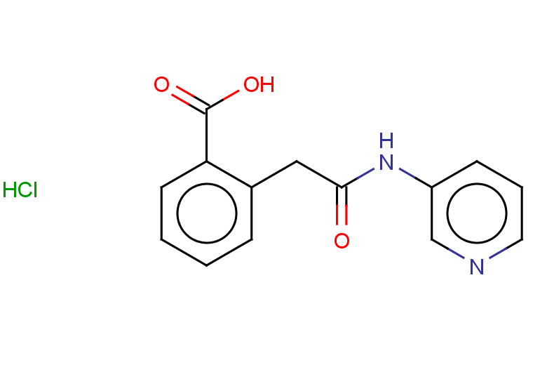 2-(2-oxo-2-(pyridin-3-ylamino)ethyl)benzoic acid hydrochloride