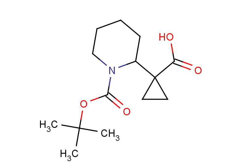 1-{1-[(tert-butoxy)carbonyl]piperidin-2-yl}cyclopropane-1-carboxylic acid