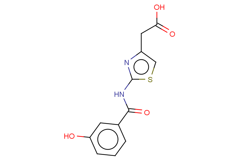 2-[2-(3-hydroxybenzamido)-1,3-thiazol-4-yl]acetic acid