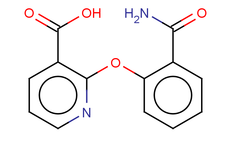 2-(2-carbamoylphenoxy)pyridine-3-carboxylic acid