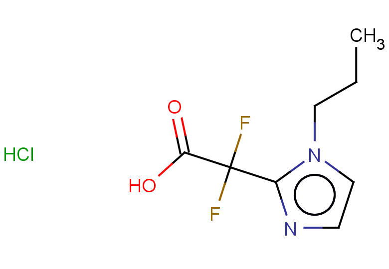 2,2-difluoro-2-(1-propyl-1H-imidazol-2-yl)acetic acid hydrochloride