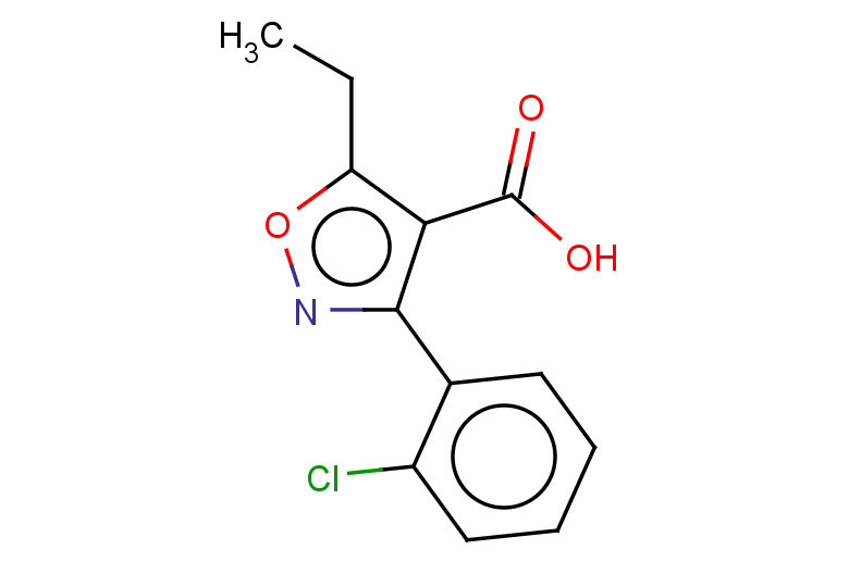 3-(2-chlorophenyl)-5-ethyl-1,2-oxazole-4-carboxylic acid