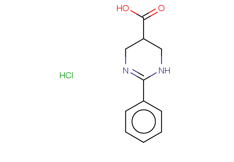 2-phenyl-1,4,5,6-tetrahydropyrimidine-5-carboxylic acid hydrochloride