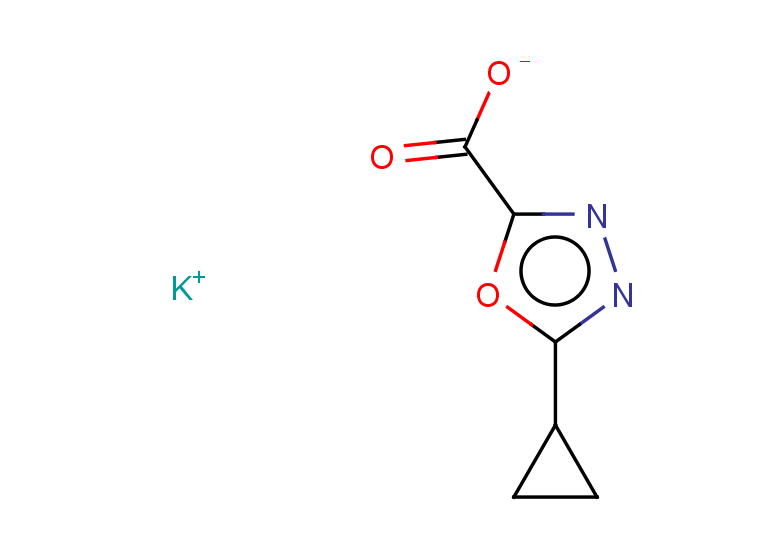 potassium 5-cyclopropyl-1,3,4-oxadiazole-2-carboxylate