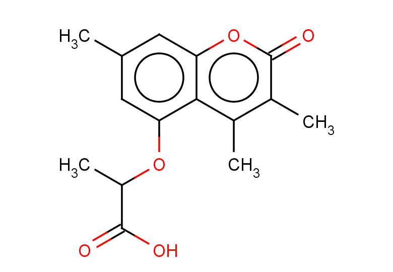 2-[(3,4,7-trimethyl-2-oxo-2H-chromen-5-yl)oxy]propanoic acid