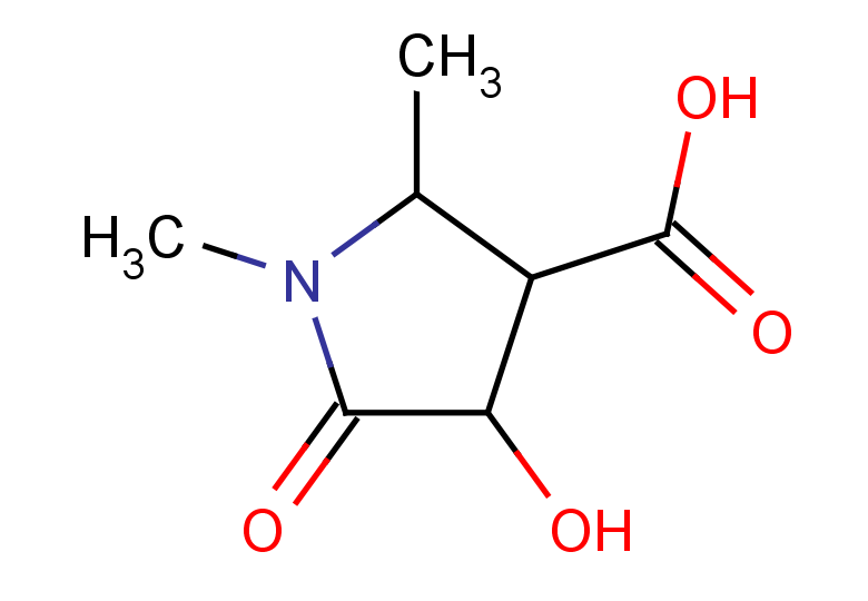4-hydroxy-1,2-dimethyl-5-oxopyrrolidine-3-carboxylic acid