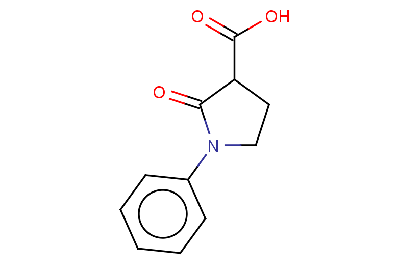 2-oxo-1-phenylpyrrolidine-3-carboxylic acid
