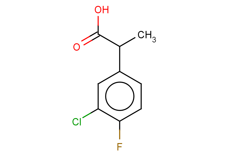 2-(3-chloro-4-fluorophenyl)propanoic acid