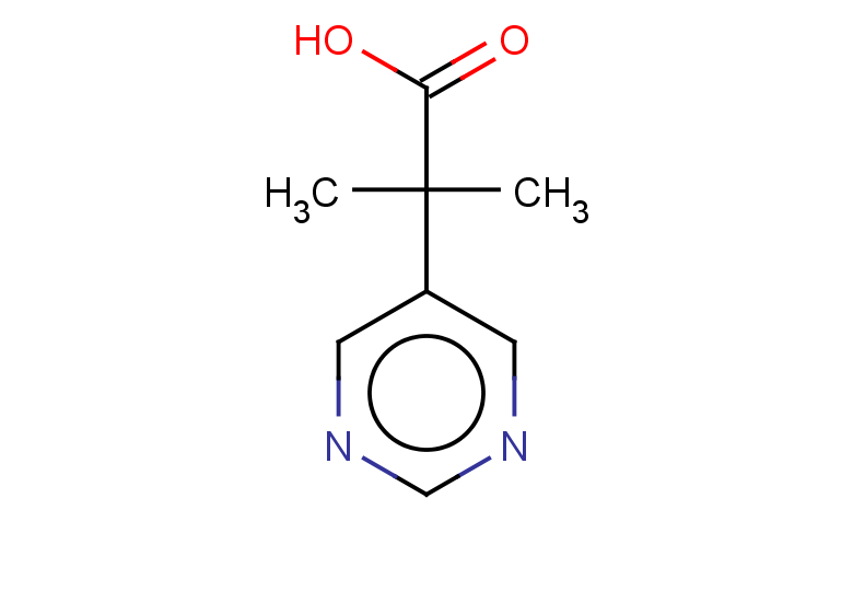 2-methyl-2-(pyrimidin-5-yl)propanoic acid