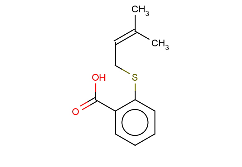 2-[(3-methylbut-2-en-1-yl)sulfanyl]benzoic acid