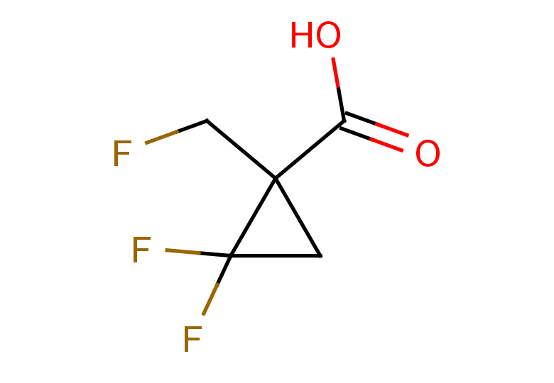2,2-difluoro-1-(fluoromethyl)cyclopropane-1-carboxylic acid