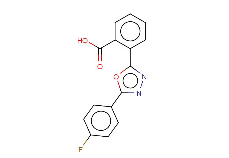 2-[5-(4-fluorophenyl)-1,3,4-oxadiazol-2-yl]benzoic acid