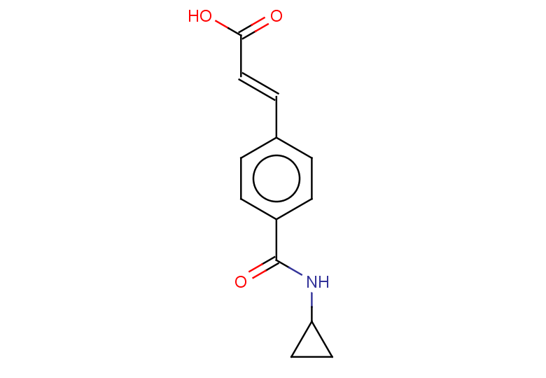 (2E)-3-[4-(cyclopropylcarbamoyl)phenyl]prop-2-enoic acid