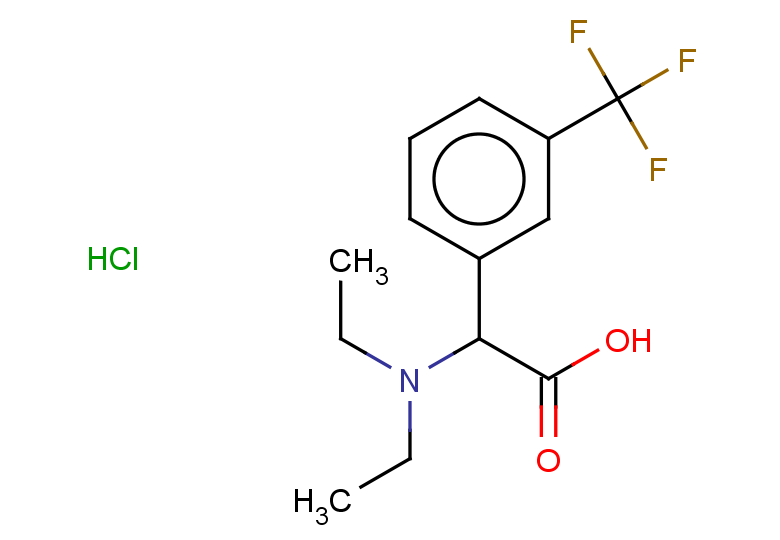 2-(diethylamino)-2-[3-(trifluoromethyl)phenyl]acetic acid hydrochloride