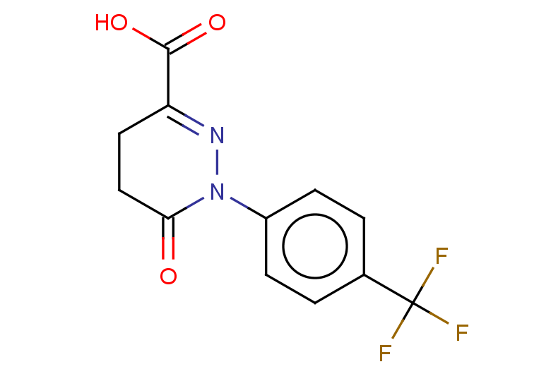 6-oxo-1-[4-(trifluoromethyl)phenyl]-1,4,5,6-tetrahydropyridazine-3-carboxylic acid