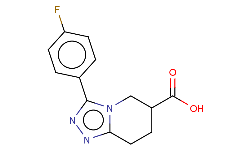 3-(4-fluorophenyl)-5,6,7,8-tetrahydro-[1,2,4]triazolo[4,3-a]pyridine-6-carboxylic acid
