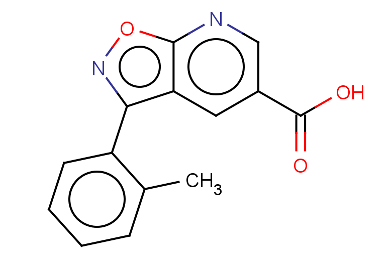 3-(2-methylphenyl)-[1,2]oxazolo[5,4-b]pyridine-5-carboxylic acid