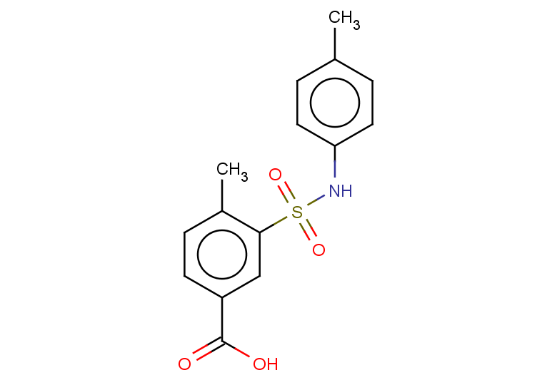 4-methyl-3-[(4-methylphenyl)sulfamoyl]benzoic acid