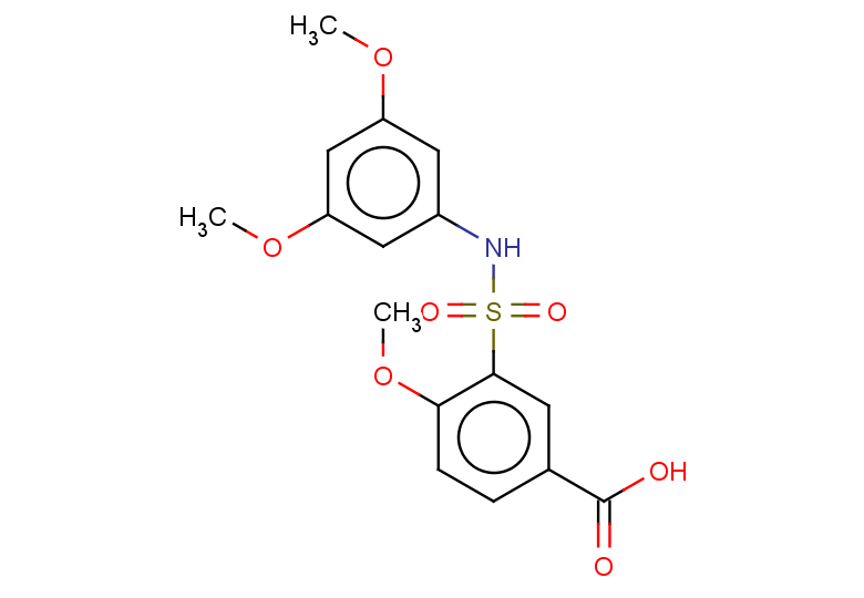 3-[(3,5-dimethoxyphenyl)sulfamoyl]-4-methoxybenzoic acid
