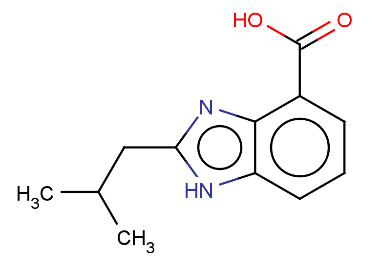 2-(2-methylpropyl)-1H-1,3-benzodiazole-4-carboxylic acid