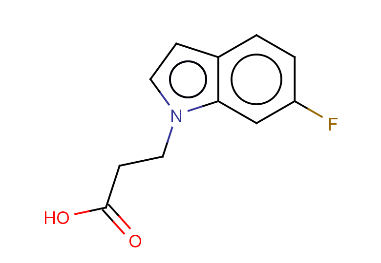 3-(6-fluoro-1H-indol-1-yl)propanoic acid