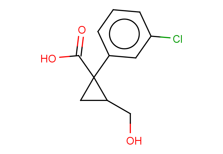 1-(3-chlorophenyl)-2-(hydroxymethyl)cyclopropane-1-carboxylic acid