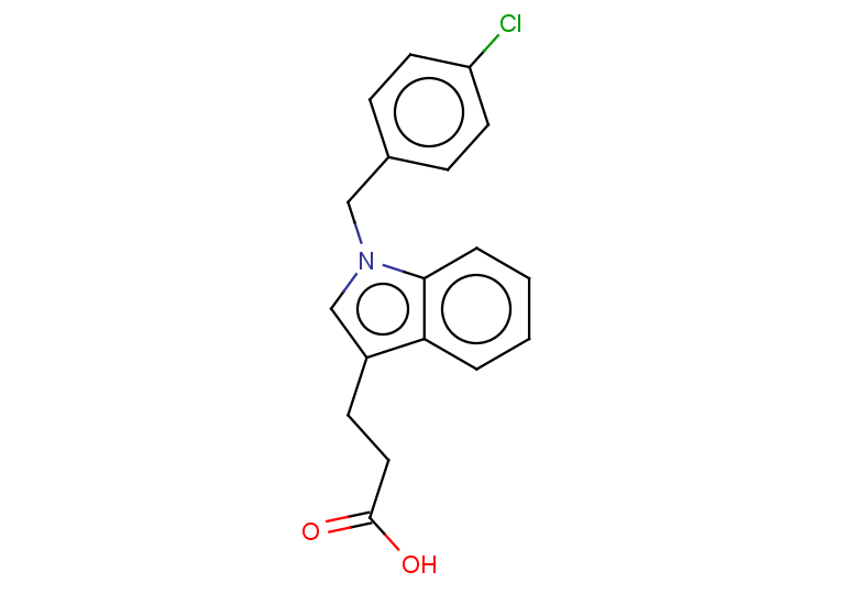 3-{1-[(4-chlorophenyl)methyl]-1H-indol-3-yl}propanoic acid