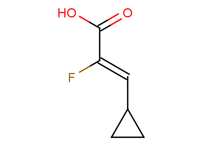 (2Z)-3-cyclopropyl-2-fluoroprop-2-enoic acid