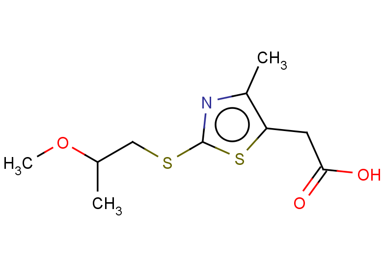 2-{2-[(2-methoxypropyl)sulfanyl]-4-methyl-1,3-thiazol-5-yl}acetic acid