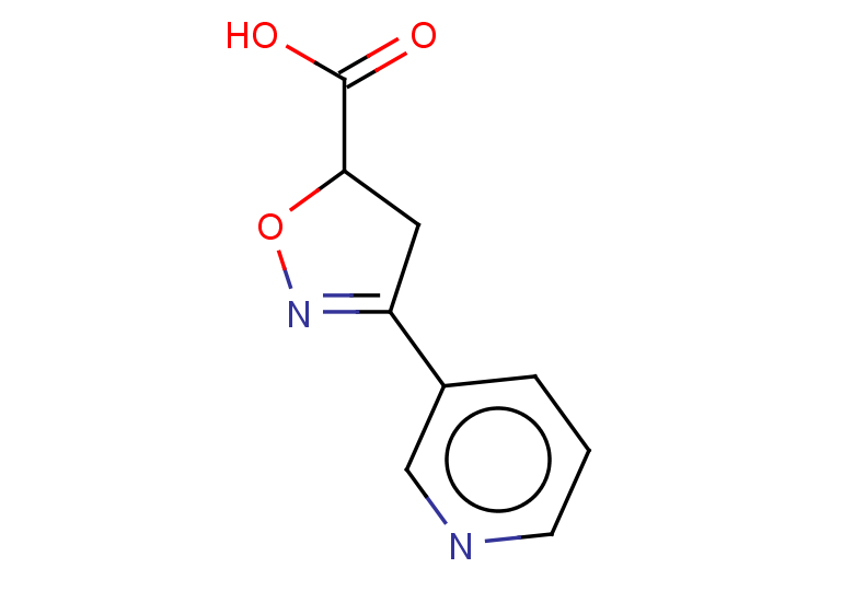 3-(pyridin-3-yl)-4,5-dihydro-1,2-oxazole-5-carboxylic acid