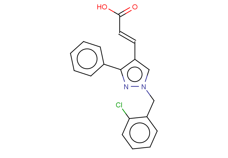 (2E)-3-{1-[(2-chlorophenyl)methyl]-3-phenyl-1H-pyrazol-4-yl}prop-2-enoic acid