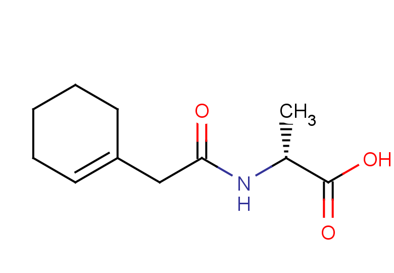 (2R)-2-[2-(cyclohex-1-en-1-yl)acetamido]propanoic acid
