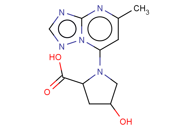 4-hydroxy-1-{5-methyl-[1,2,4]triazolo[1,5-a]pyrimidin-7-yl}pyrrolidine-2-carboxylic acid