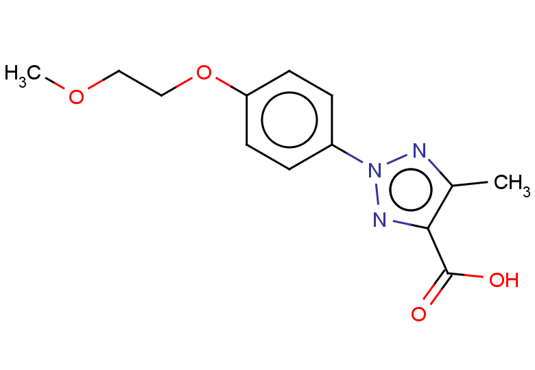 2-[4-(2-methoxyethoxy)phenyl]-5-methyl-2H-1,2,3-triazole-4-carboxylic acid