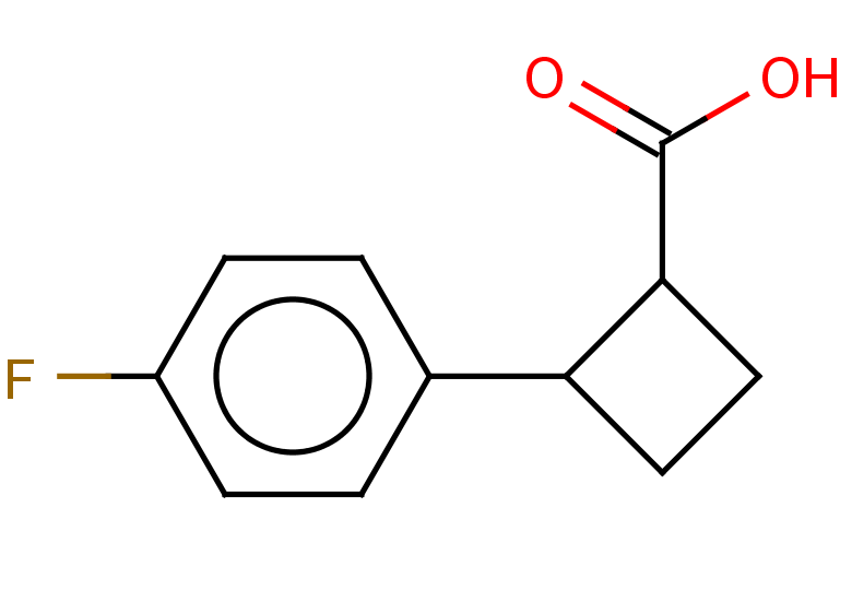 2-(4-fluorophenyl)cyclobutane-1-carboxylic acid, Mixture of diastereomers