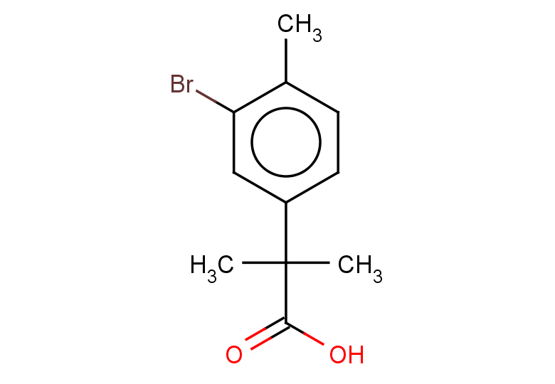 2-(3-bromo-4-methylphenyl)-2-methylpropanoic acid