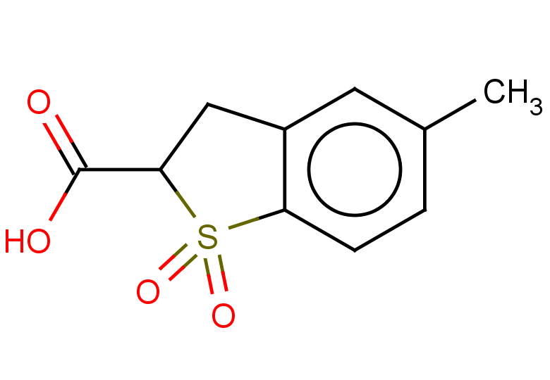 5-methyl-1,1-dioxo-2,3-dihydro-1lambda6-benzothiophene-2-carboxylic acid