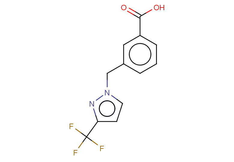 3-{[3-(trifluoromethyl)-1H-pyrazol-1-yl]methyl}benzoic acid