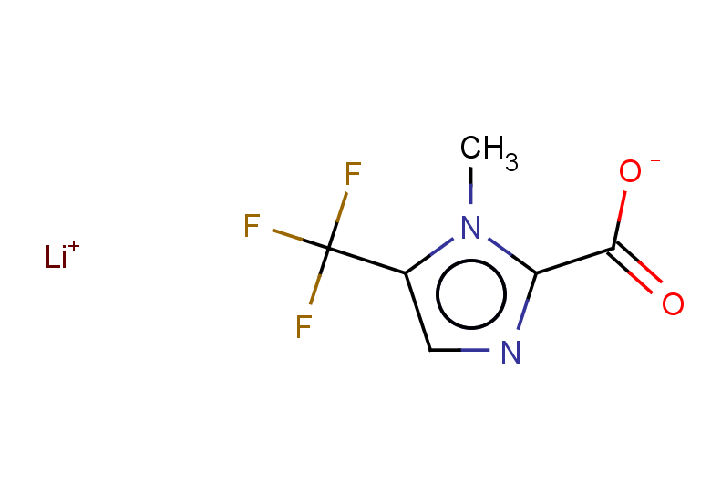 lithium(1+) ion 1-methyl-5-(trifluoromethyl)-1H-imidazole-2-carboxylate