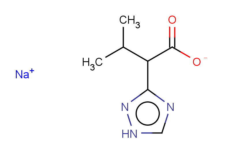 sodium 3-methyl-2-(1H-1,2,4-triazol-3-yl)butanoate