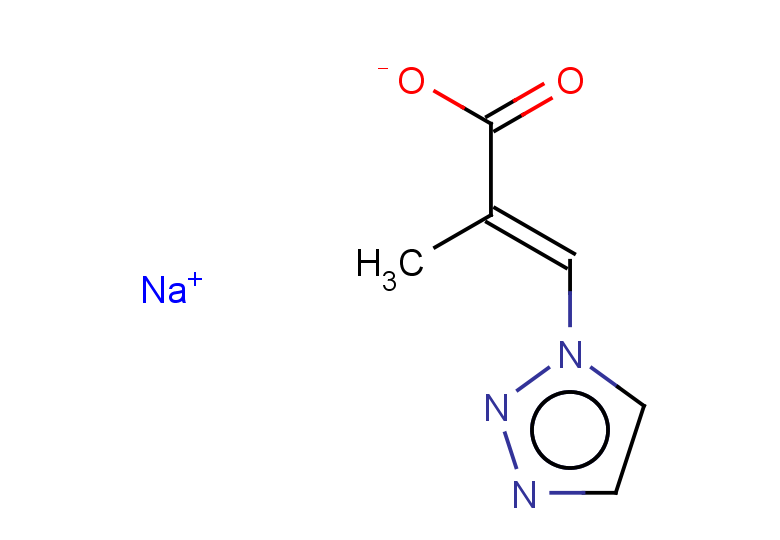 sodium (2E)-2-methyl-3-(1H-1,2,3-triazol-1-yl)prop-2-enoate