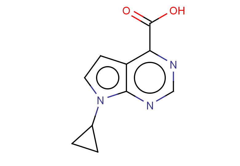 7-cyclopropyl-7H-pyrrolo[2,3-d]pyrimidine-4-carboxylic acid