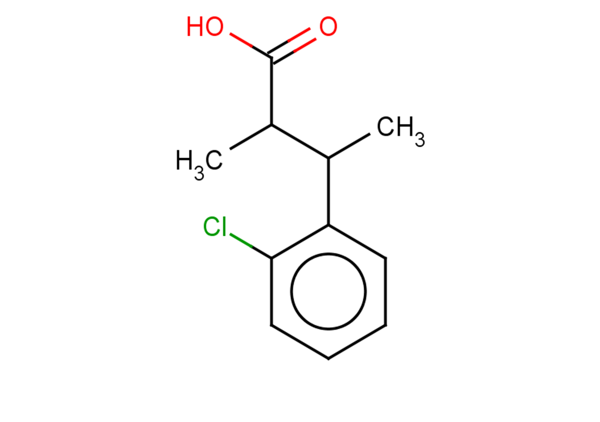 3-(2-chlorophenyl)-2-methylbutanoic acid